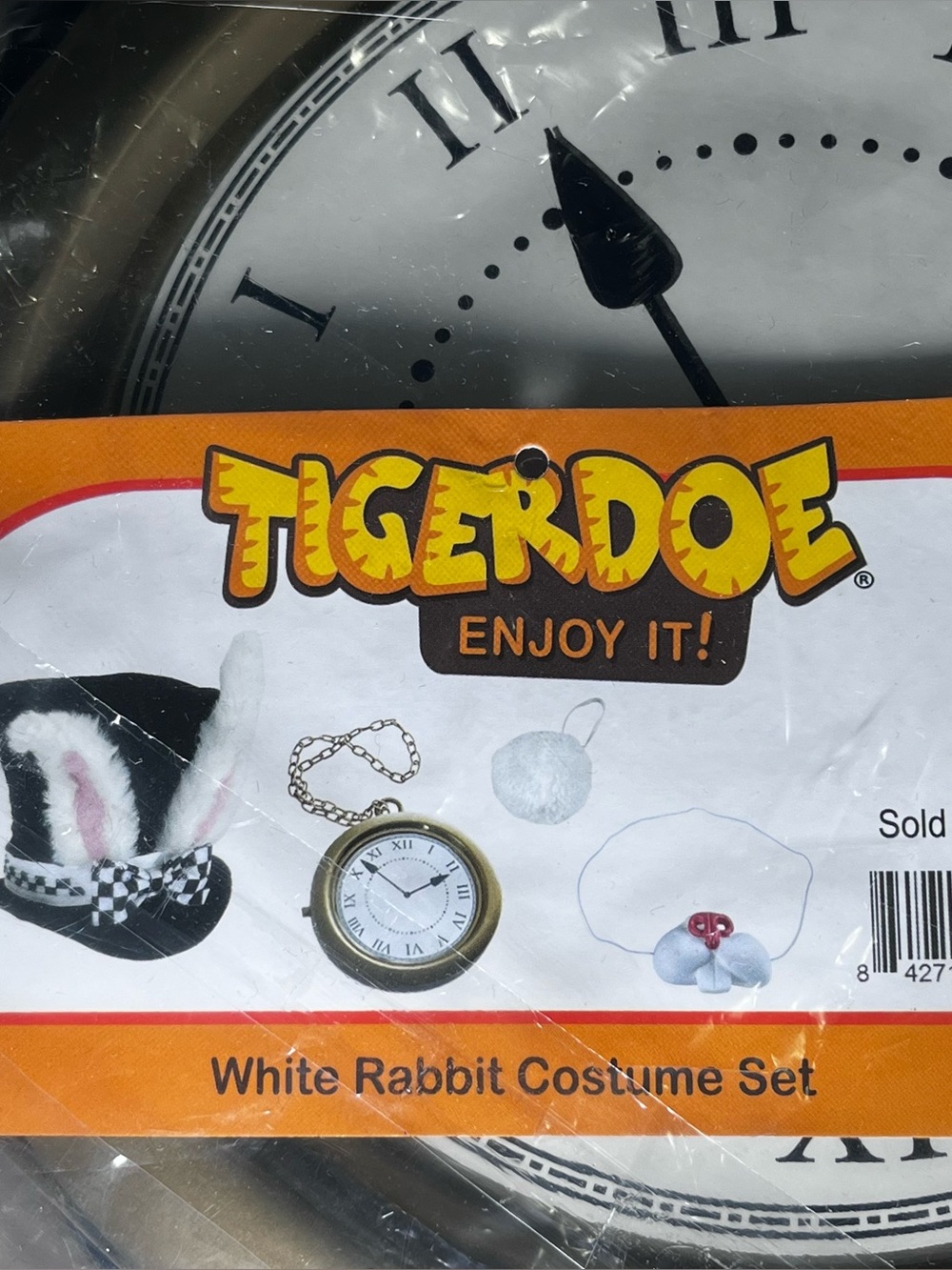 Tigerdoe White Rabbit Costume Set Accessories 4 Pc New